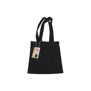 Sac en toile multi-usages Iln 20x22cm, sac fourre-tout noir pour travaux manuels et rangement - Product Image 2