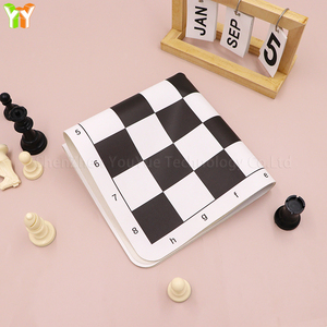 <span class=keywords><strong>Échiquier</strong></span> de tournoi moderne pliable en cuir PU pour jeux d'échecs souples - Product Image 5