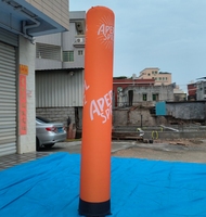 Colonne gonflable à LED avec logo personnalisé, tube gonflable pour la publicité