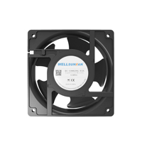 Ventilateur sans balais WELLSUNFAN de haute qualité DC 12V/24V/48V 120x120x38mm avec roulement à billes et moteur 100% cuivre pour le refroidissement des boîtiers d'ordinateur