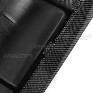 2015-2020 <b>for</b> BMW F80 M3 F82 M4 <b>Car</b> Rear Bumper <b>Diffuser</b> Spoiler Lip Splitter Protector Guard Carbon Fiber Style Glossy Black - Product Image 6