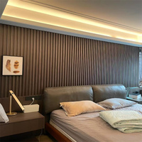 Paneles de Pared de PVC WPC con Acabado de Madera de Alta Calidad, Panel Decorativo para Decoración de Interiores