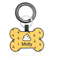 Großhandel Silikon-Hundemarke mit individuellem QR-Code, lebensmittelecht, einzigartiges Haustier-ID-Tag für Hunde
