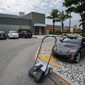 <span class=keywords><strong>Balayeuse</strong></span> à batterie au lithium 25L |   Nettoie les pelouses synthétiques, les routes, les garages et les allées de parc - Product Image 2