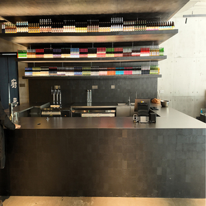 304 Stainless Steel Bar Counter Commercial Custom Bar <b>Table</b> with Storage for Coffee Shop Restaurant <b>Pub</b> Wholesale - Product Image 3