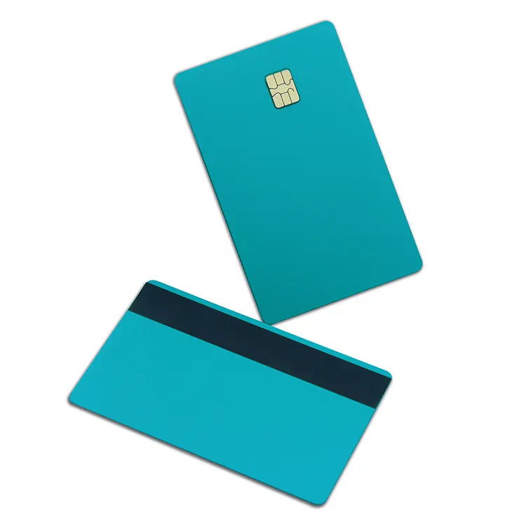 0.8mm 도매 비접촉식 NFC 사용자 정의 금속 스마트 카드 EMV 칩 슬롯 빈 금속 신용 카드 NFC 명함