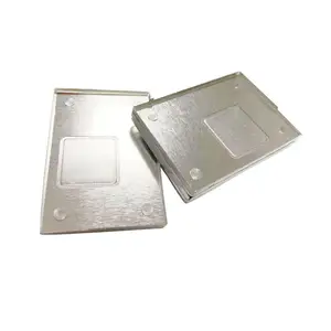 BOSI Custom Design Silver Copper RF Shield Case Welding on PCB, High Precision Sheet Metal Stamping RF Shield Can
