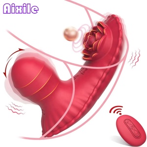 Vibrateur rose portable à télécommande pour stimulation du point G, clitoridienne et anale, jouet sexuel pour femmes et couples avec 10 modes de vibration - Product Image 1