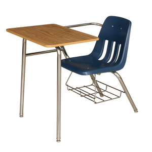 Banco scuola combinato serie classica con sedie per schizzi in laminato ad alta pressione - Product Image 4