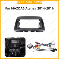 Kit de panneaux de tableau de bord multimédia pour autoradio Android avec écran de 12,3 pouces pour Mazda CX-5 CX-4 CX-8 AXELA Atenza MAZDA3 MAZDA6