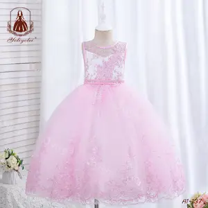 Girl Dress Top-ranking Suppliers Outong Robe Princesse Fille Baby Lace Flower Christmas Dress For Girls