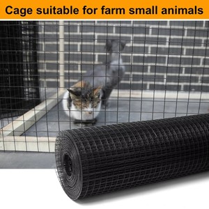 Steel Square PVC Coated Galvanized Welded <b>Wire</b> <b>Mesh</b> Multiple Colors Available for Fence <b>Garden</b> Animal Cage with Multiple Gauges - Product Image 5