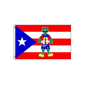 มีสินค้า 1 ชิ้น พร้อมจัดส่ง ธงชาติเปอร์โตริโก สีขาว น้ำเงิน แดง ขนาด 3x5 ฟุต 90x150 ซม. - Product Image 3