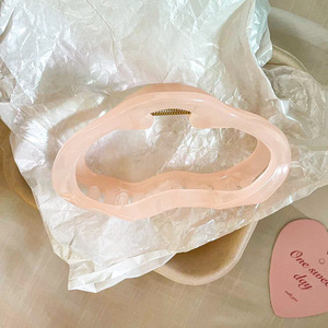 Phụ Nữ Cao Cấp Của Tóc Claw Bun Thanh Lịch Thạch Acrylic Cá Mập Clip Cao Cấp Nhựa PC Trở Lại Đầu Phụ Kiện Cho Mùa Xuân Mùa Hè - Product Image 6