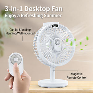 Ventilateur de bureau multifonctionnel, ventilateur de plafond LED rechargeable par USB, ventilateur de camping extérieur - Product Image 4