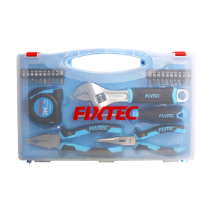 Juego de Herramientas Manuales Multifuncionales FIXTEC de 25 Piezas para el Hogar, Alicates/Llave Inglesa/Cinta Métrica de Acero/Manija de Destornillador FHTK02 - Product Image 4