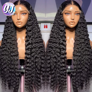 <span class=keywords><strong>Parrucche</strong></span> in <span class=keywords><strong>Capelli</strong></span> Umani con Densità 200%, Frontale in Pizzo HD 13x6, Parrucca Brasiliana 40 Pollici Onda Profonda, <span class=keywords><strong>Parrucche</strong></span> Frontali in Pizzo 13x4 per <span class=keywords><strong>Donne</strong></span> di Colore - Product Image 2