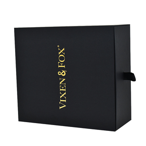 Wholesale Custom Luxury Wine <b>Bottle</b> Packaging <b>Box</b> Rigid Paperboard Sliding Drawer Gift <b>Box</b> with Ribbon - Product Image 5