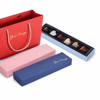 Boîte d'emballage de luxe pour desserts, pliable, magnétique, en papier rigide, pour gâteaux et sucreries