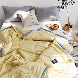 Commercio all'ingrosso Edredones Double Sided Quilting Tessuto 100% <span class=keywords><strong>Trapunta</strong></span> di Estate del <span class=keywords><strong>Cotone</strong></span> - Product Image 4