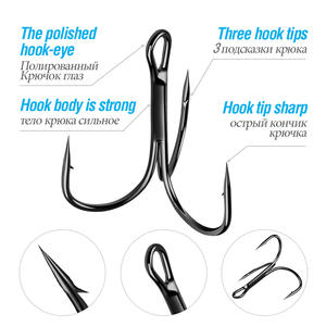 Hameçons triples Betterleader <span class=keywords><strong>VMC</strong></span> en gros, hameçons triples pour la pêche en vrac, hameçons triples - Product Image 2