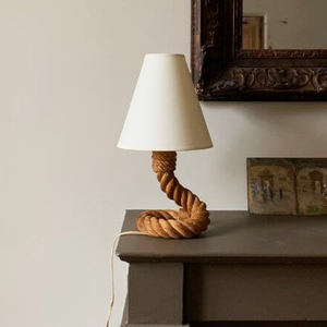 โคมไฟตั้งโต๊ะแบบโมเดิร์นสำหรับห้องนั่งเล่นโคมไฟตั้งโต๊ะแบบย้อนยุคดีไซน์เชือกสำหรับโคมไฟตั้งโต๊ะข้างเตียง - Product Image 3