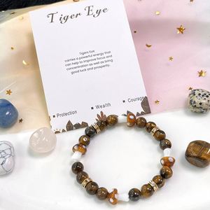 Pulsera de Piedra Natural con Cuentas de Vidrio Coloridas, Diseño Personalizado de Nuevos Comenzos, Lista para Enviar (RTS) - Product Image 1