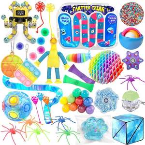 Juguetes Sensoriales Navideños: Teclado Blandito Transformable, Llaveros Giratorios, Tapas de Teclado con Logo y Bolas Sensoriales para Niños - Product Image 5