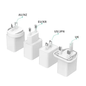 携帯電話充電器プラグユニバーサルUSB-USB-Cアダプター携帯電話壁充電器USB電源アダプター