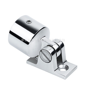 Soporte de Base Ancho Brillante para Montaña, de Acero Inoxidable 316, Herraje Marino para Accesorios de Toldo de Yate - Product Image 1