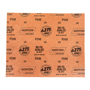 Papel abrasivo de grano P240 <span class=keywords><strong>al</strong></span> por mayor papel de <span class=keywords><strong>lija</strong></span> de calidad <span class=keywords><strong>Norton</strong></span> A275 papel de <span class=keywords><strong>lija</strong></span> abrasivo impermeable hojas de <span class=keywords><strong>lija</strong></span> OEM - Product Image 1