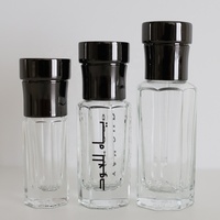 Bouteilles d'Attar en Verre à Base Épaisse IDEAL 3ml 6ml 12ml, Flacons de Parfum d'Huile Tola avec Bâtonnet en Verre Oud