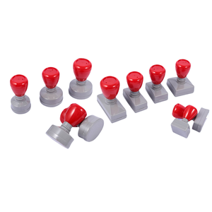 Stempel kantor seri <span class=keywords><strong>HA</strong></span> karet tinta otomatis biru langit klasik hitam merah abu-abu ukuran berbeda cap kilat - Product Image 6
