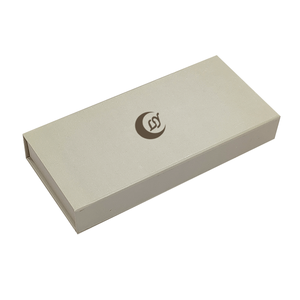 Personalized Full Rigid Cardboard <b>White</b> UV-Coated Matt Lamination Embossed Luxury Recycled Materials Magnetic Flip Gift <b>Box</b> - Product Image 5
