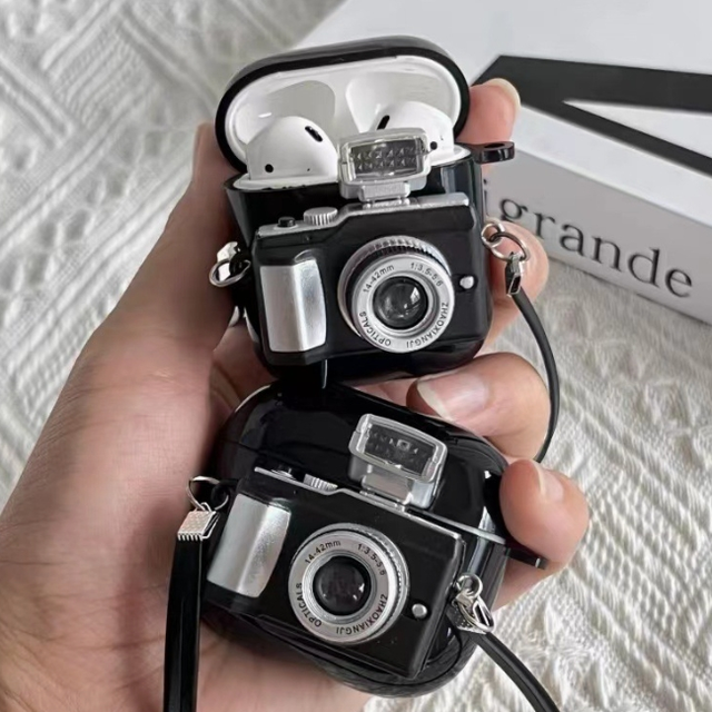 Cartoon Creative Cute Animals Dog Bear Black Fashion Designs Earphone Headset Protective Cases