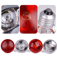 Lampe chauffante infrarouge électrique 100W/150W/200W/250W/275W, ampoule pour couveuse d'animaux, poulet, porc, élevage d'animaux