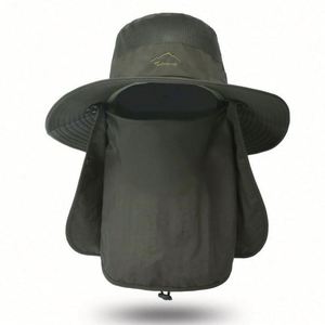 Sombrero de Pescador para Exteriores con Protección Solar, Resistente a los Rayos UV, de Secado Rápido, Plegable e Impermeable, con Cordón - Product Image 1