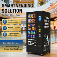Distributeurs automatiques JOYVEND OEM à écran tactile pour boissons, aliments et en-cas intelligents pour supermarchés sans personnel