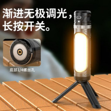 <b>Led</b> Camping Lantern Rechargeable Battery Aluminum Alloy Dimmable White <b>Light</b> Outdoor Portable Tent <b>Light</b> Magnetic <b>Work</b> Lamp - Product Image 5