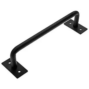 Industrial style black antique vintage European wrought iron sliding wooden barn Door Handles