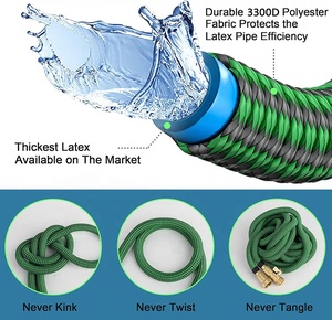 2026 New High 30m 100FT Expandable Set Flexible <b>Rubber</b> Water - Product Image 4
