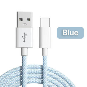 Adaptadores de cable de datos de carga rápida USB a tipo C de 6 pies para teléfono - Product Image 5