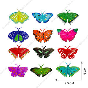 Nuevo juguete elástico de mariposa colorido que brilla en la oscuridad alas mágicas TPR juguete de mariposa juguete de baño para niños - Product Image 3