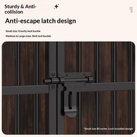 Jaula para Perros de Madera Resistente y Desmontable, con Inodoro, Tamaño Mediano DX258, Venta al por Mayor de Fábrica, Exportación Transfronteriza, China