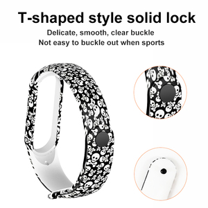 BOORUI cinturino stampato per <span class=keywords><strong>Mi</strong></span> <span class=keywords><strong>Band</strong></span> <span class=keywords><strong>5</strong></span> comodo cinturino di ricambio per xiaomi <span class=keywords><strong>Band</strong></span> 3/4/<span class=keywords><strong>5</strong></span> all'ingrosso - Product Image 6