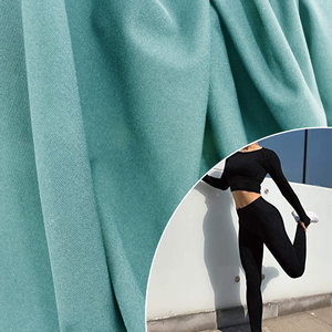 Wingtex Hot Bán rắn Polyester Spandex 4 cách căng trung bình trọng lượng duy nhất Jersey vải - Product Image 3