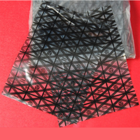 Sac en maille PE conducteur à grille noire personnalisé Emballage de protection ESD et produit d'impression