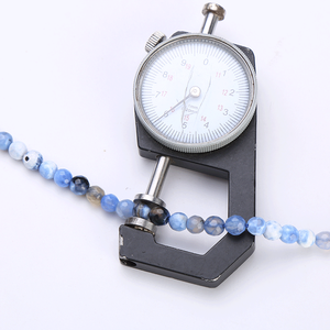 Pierres précieuses naturelles à taille brillante pour la fabrication de bijoux, perles d'agate et de cornaline de 8 mm et 3 mm de hauteur - Product Image 6