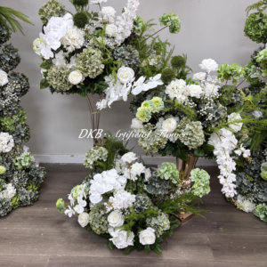 Arco <span class=keywords><strong>de</strong></span> Flores Cuadrado <span class=keywords><strong>de</strong></span> 8x8 pies con Decoración Floral Verde para Fiestas Temáticas <span class=keywords><strong>de</strong></span> <span class=keywords><strong>la</strong></span> <span class=keywords><strong>Selva</strong></span>, Estilo 2026, para Arreglos Florales - Product Image 6