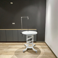 PURFY Offre Spéciale petit ascenseur électrique Led Table de beauté ronde Table de toilettage pour chat pour animalerie éclairage Table de toilettage